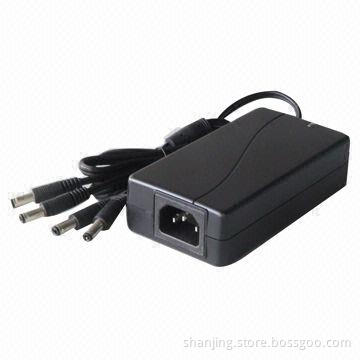 Laptop Adapter with 12V5A ,CE/UL/FCC Mark, Used in Security Systems